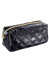 Inter Vion Gold & Black kosmetyczka pikowana Czarna
