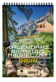 Kalendarz 2026 A5 biurkowy miesi�czny pionowy
