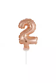 Godan Balon foliowy na patyczku BC-5RZ2 Cyfra 2