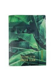 Ziemia Obiecana Teczka z gumk A4 Think Green
