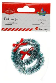 Titanum Wianek plastikowy z kokardk� 45 mm