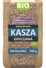 NaturaVena Kasza gryczana niepalona bezglutenowa 500 g Bio