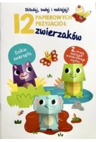 12 papierowych przyjaci� zwierzak�w. Dzikie zwierz�ta