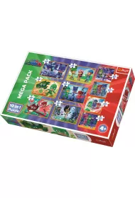Puzzle 10w1 Dzielni Pid�amersi Trefl