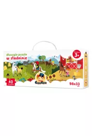 Puzzle 40 el. W stadninie Bright Junior Media