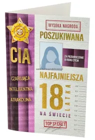 Yeku Karnet Urodziny 18 dziewczyna poszukiwana