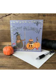 Alex Clark Karnet Halloween kwadrat Kr�liki i dynie