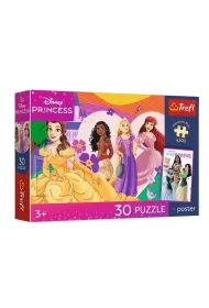Puzzle 100el relaks z ksi�niczkami TREFL 16554