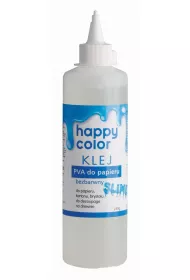 Happy Color Klej do papieru PVA, 250g, butelka 250 g