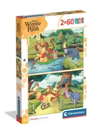 Puzzle 2x60 Winnie The Pooh 100 Clementoni