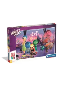 Puzzle 104 maxi Super Kolor, Inside Out 2 Clementoni