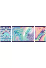 St. Majewski Zeszyt A5 Pastel Mermaid kratka, 70 g/m2 16 kartek