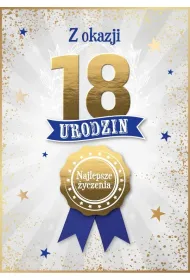 Armin Style KARNET URODZINY 18 B6 Z KOP AS GM-1289 FOL