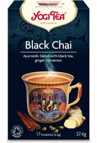 Yogi Tea Herbata czarna z imbirem i cynamonem (black chai) 17 x 2,2 g Bio