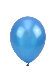Balony metalizowane 12" niebieskie 100 szt.