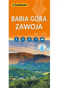 Zawoja. Babia G�ra mapa laminowana skala 1 : 30 000