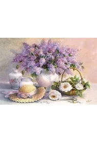 Puzzle 1000 el. Dzie� kwiat�w Castorland
