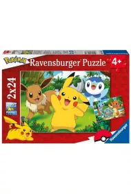 Puzzle dla dzieci 2x24 Pokemon Ravensburger