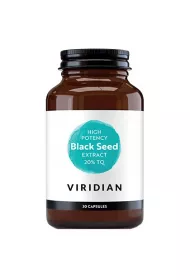 Viridian Ekstrakt z Czarnuszki o Wysokiej Mocy 20% TQ - suplement diety 30 kaps.
