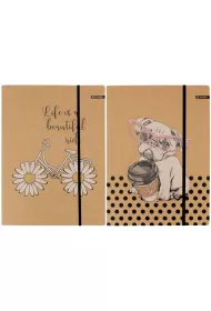 Beniamin Teczka z gumk� A4 kraft liner mix