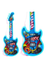 LeanToys Gitara elektryczna niebieska 29cm