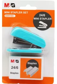 M&G Zszywacz MINI, 24/6, ze zszywkami 12 kartek