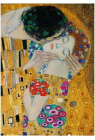 Puzzle 1000 el. Poca�unek- fragment, Gustav Klimt Bluebird Puzzle