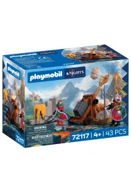 Playmobil Knights Katapulta rycerza herbu Lew 72117