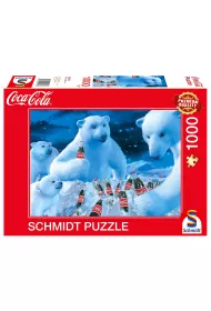 Puzzle 1000 el. Coca-Cola. Nied�wiedzie polarne Schmidt