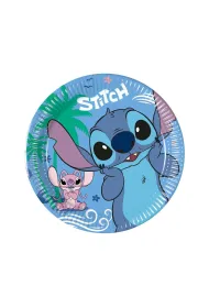 Talerzyki papierowe Stitch&Angel 20cm 8szt