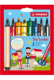 Stabilo Flamastry Trio Scribbi 8 szt.