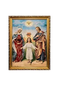 Obraz Haftowany �w. Rodzina 42/32cm