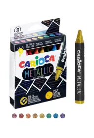 Carioca Kredki �wiecowe metaliczne 8 szt.
