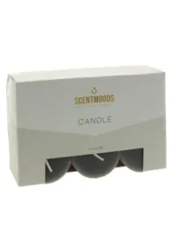 ScentMoods Rustykalna �wieca w kolorze Black 5x5cm 6 szt.