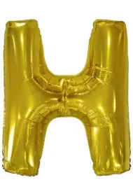 Amscan Balon foliowy litera H z�ota 67x86cm