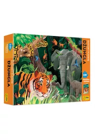 Puzzle 220 el. D�ungla. Ratujmy planet� + ksi��ka Wilga Play