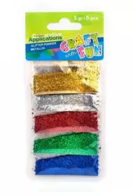 Craft with Fun Brokat sypki 5 kolor�w