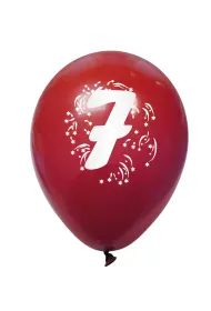 Arpex Balon dekoracyjny z nadrukiem cyfera 7 K7943