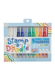 Ooly Flamastry z transparentne stemp Stamp a doodle 12 szt.