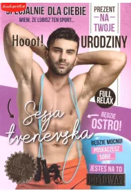 Kukartka Karnet B5 Q-155 Urodziny Gor�cy Angelo
