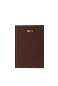Terminarz 2027 dzienny A5 Divas br�zowy