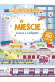 Zabawa z naklejkami. Miasto