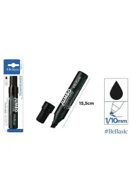 BeBasic Marker permanentny jumbo czarny 1/10mm