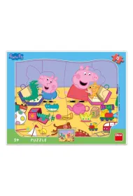 Puzzle ramkowe �winka Peppa W pokoju 12el Dino Toys