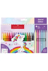 Faber-Castell Flamastry Unicorn 18+6 kol. 24 szt.