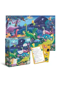 Puzzle - Look & Find - Kraina dinozaur�w, 100 el. Dodo