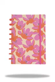 CoolPack Ko�obrulion B5 Flores Rosa z gumk� kratka 100 kartek