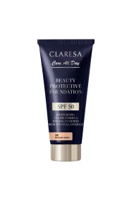 Claresa Beauty Protective Foundation nawilajcy podkad z filtrem SPF50 2W Medium Warm 30 ml