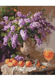 Ideyka Diamentowa mozaika - Lawendowy aromat 40x50cm