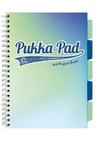 Pukka Pad Project Book A4 Seafoam kratka 100 kartek 3 szt.